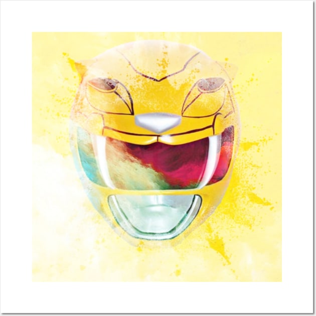 YELLOW RANGER IS THE GOAT MMPR Wall Art by TSOL Games